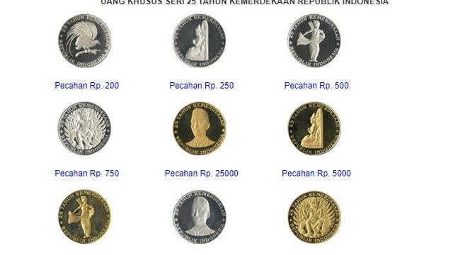 Deretan Uang Emas Yang Pernah Diterbitkan Bank Indonesia Bisnis Liputan6 Com