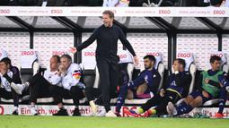 Tim asuhan pelatih Julian Nagelsmann unggul 2-1 atas Yunani. (Uwe KRAFT/AFP)
