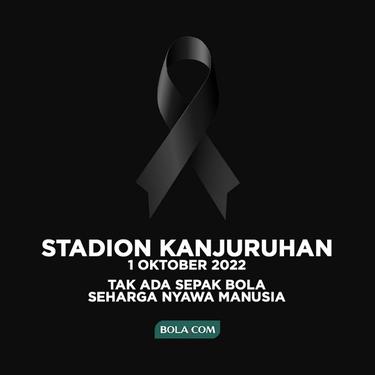Ilustrasi - Duka Cita Sepak Bola Warna Hitam - Stadion Kanjuruhan 1 Oktober 2022