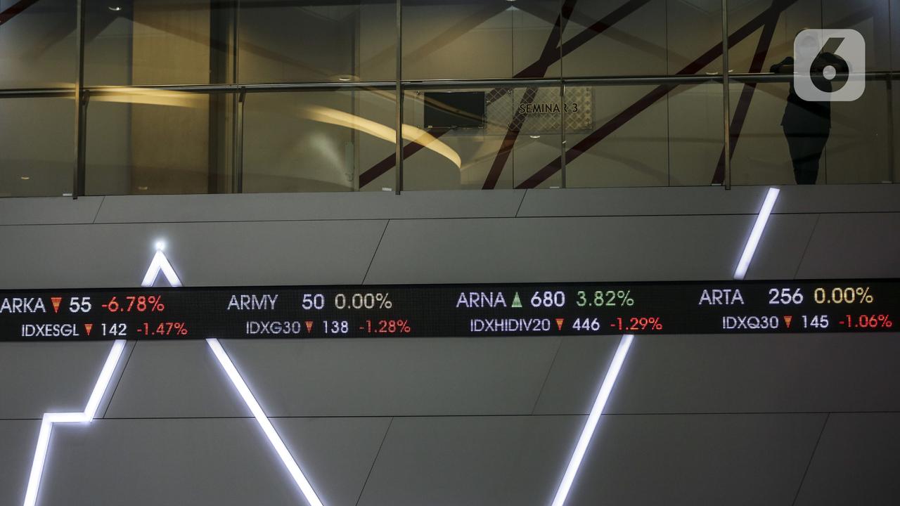 FOTO: IHSG Akhir Tahun Ditutup Melemah