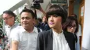 Julia Perez saat tiba di Pengadilan Negeri Jakarta Selatan, Rabu (30/3/2016). Kedatangan Jupe untuk menghadiri sidang perdana perceraian dirinya dengan Gaston Castano (Liputan6.com/Herman Zakharia)