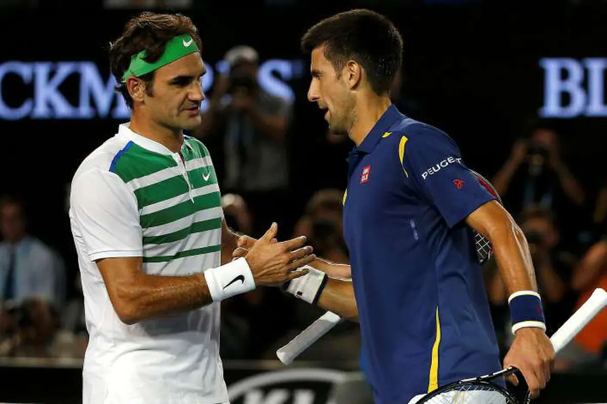 Novak Djokovic dan Roger Federer 