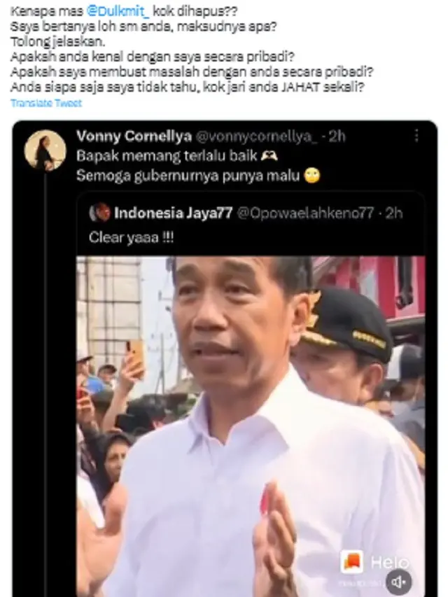 Vonny Cornellya (Foto: Twitter/@vonnycornellya)
