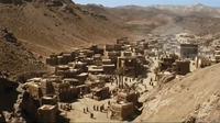Ilustrasi - Perkampungan umat Islam yang dikucilkan di Lembah Abi Thalib, pada masa Arab zaman Jahiliyah. (Foto: Tangkapan layar film The Message)