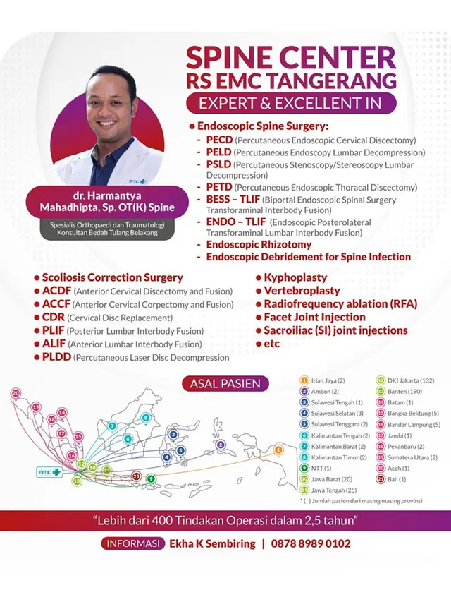 SPINE CENTER RS EMC Tangerang.
