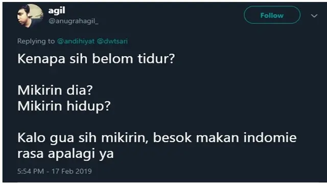 Curhatan Netizen Kenapa Belum Tidur