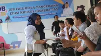 Program Gampang Kerja dan Job Fair Khusus Permudah Difabel Tangerang Dapatkan Pekerjaan