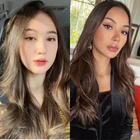 Adu Gaya Laura Moane dan Alyssa Daguise. [@its_lauramoane2/@alyssadaguise]