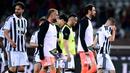 Laga sengit bertajuk Derby della Mole ini sekaligus menutup peluang Juventus untuk menembus posisi empat besar klasemen akhir. Juventus berada tepat satu tingkat di bawahnya, yakni di posisi keenam dengan torehan 69 poin. (AFP/Marco Bertorello)