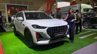 Jetour X70Plus dipamerkan bersama Jetour Dashing di ajang GIIAS 2024 untuk menyapa konsumen Indonesia. (Liputan6.com/Khizbulloh Huda)