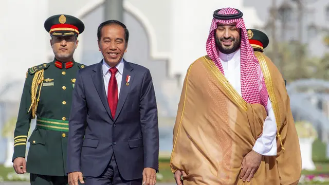 Presiden Jokowi dan Pangeran MBS