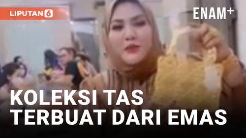 VIDEO: Viral Wanita Beli Tas Terbuat Dari Emas Seharga Lebih Dari Rp500 Juta, Istri Pejabat?