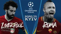 Ilustrasi pertemuan Liverpool Vs AS Roma. (UEFA.com)