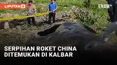Serpihan Roket China Ditemukan di Ladang Warga Sekayam Kalimantan Barat