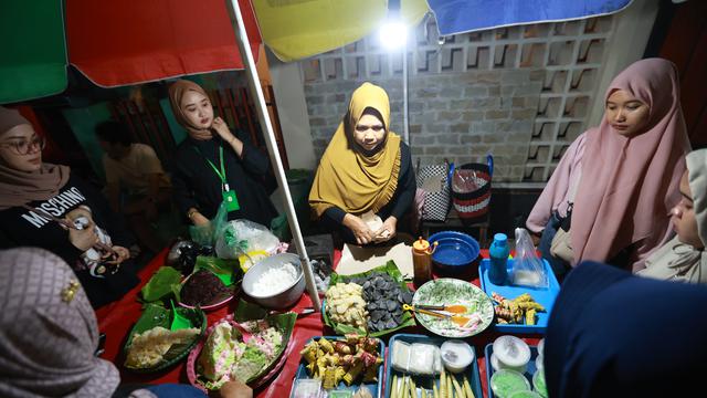 Bazar kuliner pasa Cuking Banyuwangi, sediakan makanan khas Banyuwangi (Istimewa)
