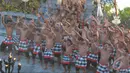 Tak ada catatan tertulis yang pasti kapan Tari Kecak tercipta dan siapa yang menciptakan, Bali (31/8/2014) (Liputan6.com/Herman Zakaria)