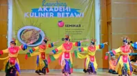 Launching Akademi Kuliner Betawi (AKB) di Aula SMK N 57 Jakarta, 21 November 2019. (Liputan6.com/Asnida Riani)