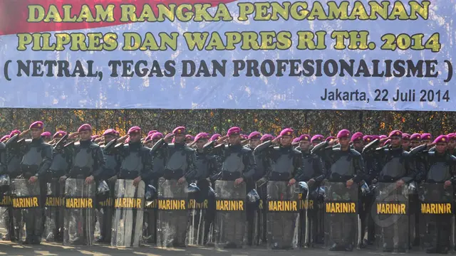 1.260 Anggota TNI Ikuti Apel Siaga Jelang Hasil Pilpres