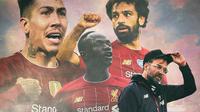 Liverpool - Jurgen Klopp dan Pemain Liverpool (Bola.com/Adreanus Titus)