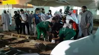 Calon Haji Saniah Sarkosi dari JKS-64 Telah Dimakamkan di Jeddah