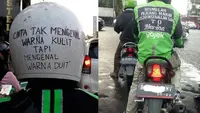 6 Quotes Unik dari Driver Ojek Online Ini Bikin Penumpang Senyum (sumber: 1cak Instagram/newdramaojol.id)