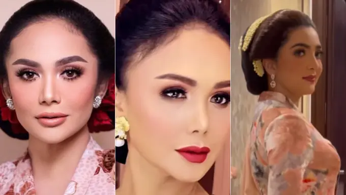 Tampilan, Ashanty, Krisdayanti, Hingga Yuni Shara Kompak Berkebaya Jawa di Tujuh Bulanan Aurel Hermansyah