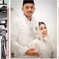 Potret kenangan pernikahan penyanyi Sania. (Sumber: Instagram/saniasantai / YouTube/Trans TV Official via KapanLagi)