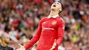 Megabintang asal Portugal ini masih melempem di Liga Inggris musim ini. Cristiano Ronaldo belum mampu menunjukkan ketajamannya sebagai juru gol untuk Setan Merah. Saat ini CR7 belum berhasil menyumbang gol untuk MU. (AFP/Oli Scarff)