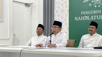 Ketua Umum Pengurus Besar Nahdlatul Ulama (PBNU) KH Yahya Cholil Staquf atau Gus Yahya (Liputan6.com/Ady Anugrahadi)