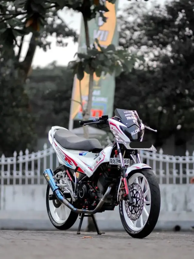 10 Potret Modifikasi Suzuki Satria F150, Underbone Kurus yang Bisa Dibikin Keren