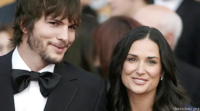 Ashton Kutcher dan Demi Moore (Pinterest)