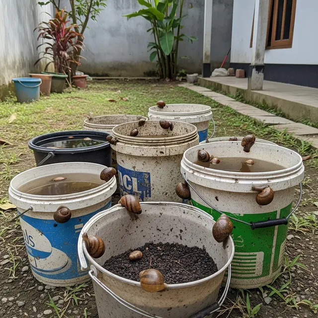 Tips Membuat Kolam Bekicot Ternak Mini di Belakang Rumah Desa, Panduan Praktis