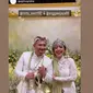 Angga Wijaya dan Nurul Kamaria alias Anna resmi menikah (Foto: instagram anggawijaya88)