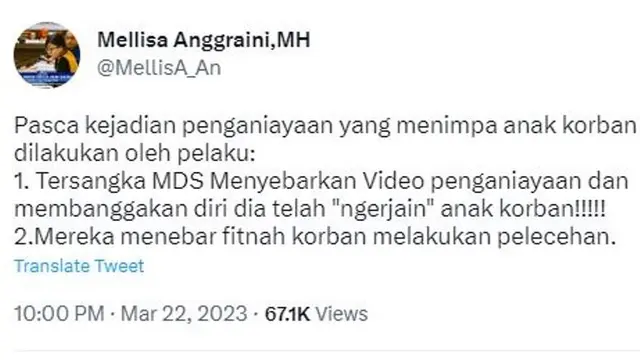 Kuasa Hukum David Ozora Beberkan Dugaan Alasan Jonathan Latumahina Batalkan Maaf untuk Mario Dandy