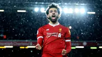 5. Mohamed Salah (Liverpool) - 16 Gol (3 Penalti). (AFP/Lindsey Parnaby)