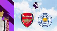 Liga Inggris - Arsenal Vs Leicester City (Bola.com/Adreanus Titus)
