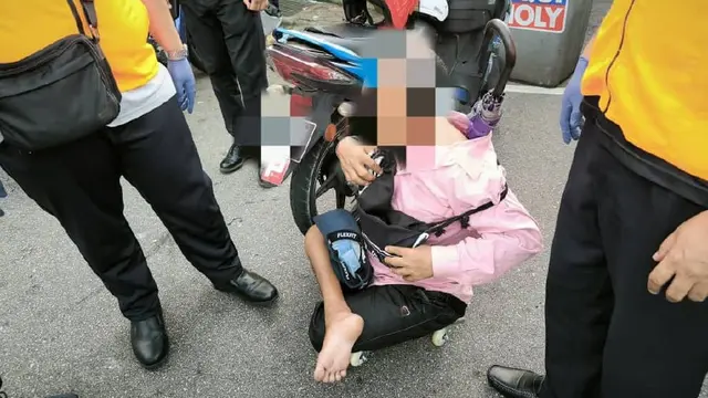 Pengemis di Malaysia mengklaim sumbangan tersebut akan disalurkan untuk amal, dan untuk membangun sekolah tahfiz. (Departemen Imigrasi Johor)