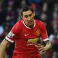 4. Angel di Maria (75 juta euro) - Angel di Maria memang tidak bertahan lama berseragam Manchester United. Saat itu, Manchester United mengeluarkan dana mencapai 75 juta euro untuk mendatangkan pemain asal Argentina ini. (AFP/Paul Ellis)