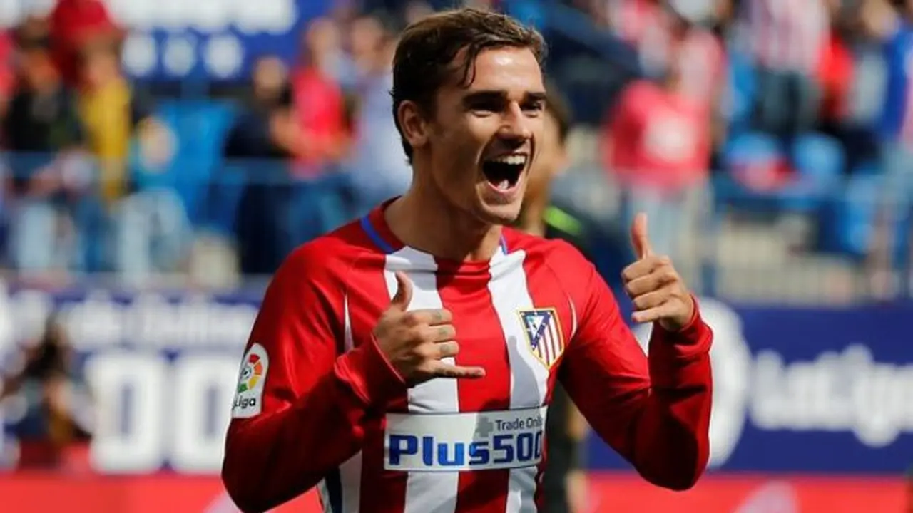 Penyerang Atletico Madrid, Antoine Griezmann 