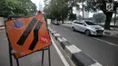 Kendaraan melintas di Jalan Setiabudi Tengah, Jakarta, Minggu (16/6/2019). Rekayasa lalu lintas dari arah Rasuna Said menuju Tanah Abang/Sudirman juga dialihkan melalui Jalan Galunggung-Jalan Margono Djoyokusumo dan seterusnya. (merdeka.com/Iqbal S. Nugroho)