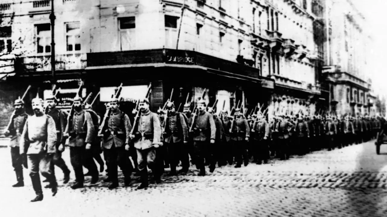 Ilustrasi Perang Dunia I 3 Agustus 1914