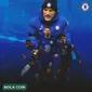 Chelsea - Thomas Tuchel, Antonio Rudiger, Jorginho, Kai Havertz (Bola.com/Adreanus Titus)