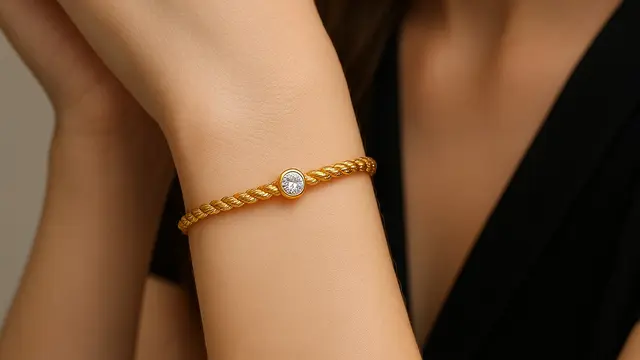 8 Model Gelang Emas Ulir Terbaru, Mewah dan Stylish untuk Tampil Elegan di Setiap Momen