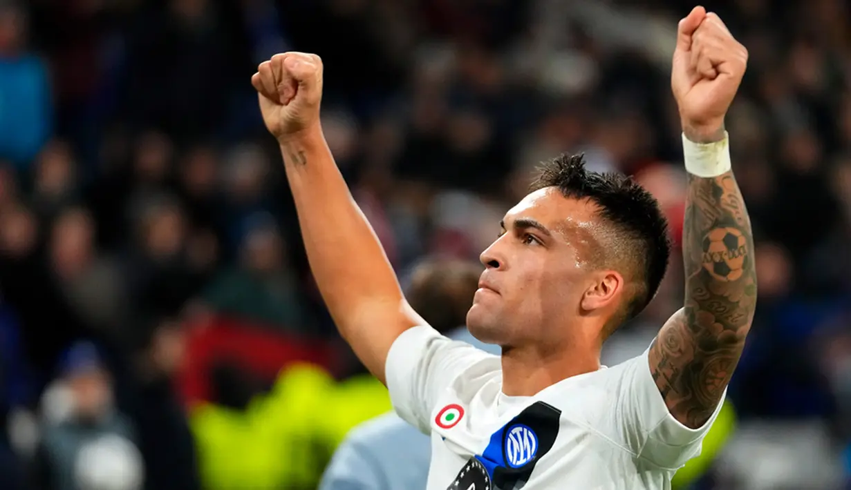 Dengan 10 poin yang sudah dikumpulkan, Inter Milan mendampingi Real Sociedad lolos ke fase gugur. (AP Photo/Petr David Josek)