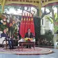 Presiden Joko Widodo atau Jokowi menerima kunjungan resmi Perdana Menteri (PM) China Li Qiang di Istana Merdeka Jakarta, Jumat (8/9/2023). (Liputan6.com/Lizsa Egeham)