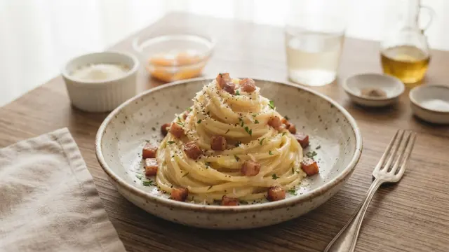 Resep Spaghetti Carbonara Tanpa Cooking Cream