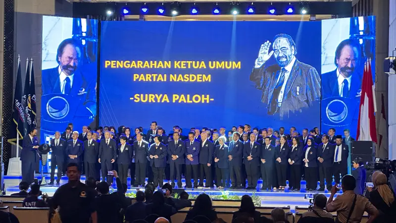 Ketua Umum Partai NasDem (Ketum Partai NasDem) Surya Paloh resmi menetapkan dan melantik pejabat pengurus DPP Partai Nasdem periode 2024-2029.