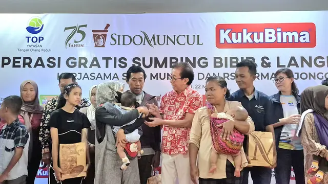 KukuBima Sido Muncul dan Yayasan TOP Gelar Operasi Bibir Sumbing Gratis di RS Permata Jonggol