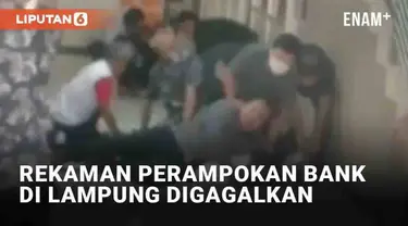 Kota Bandar Lampung digegerkan dengan perampokan bersenjata di Bank Artha Kedaton Makmur Jumat (17/3/2023) pagi. Dalam rekaman yang viral, seorang korban luka diangkat usai tertembak. Dilaporkan ada 3 korban luka.