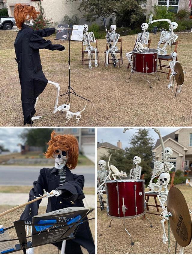 7 Potret Lucu Kerangka Manusia Peragakan Aktivitas Harian, Jauh dari Kata Seram